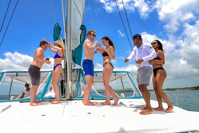 3.5hr Private Catamaran Cruise with Snorkeling, DJ, Bar, Food - Cruising past Montego Bay’s Hip-Strip