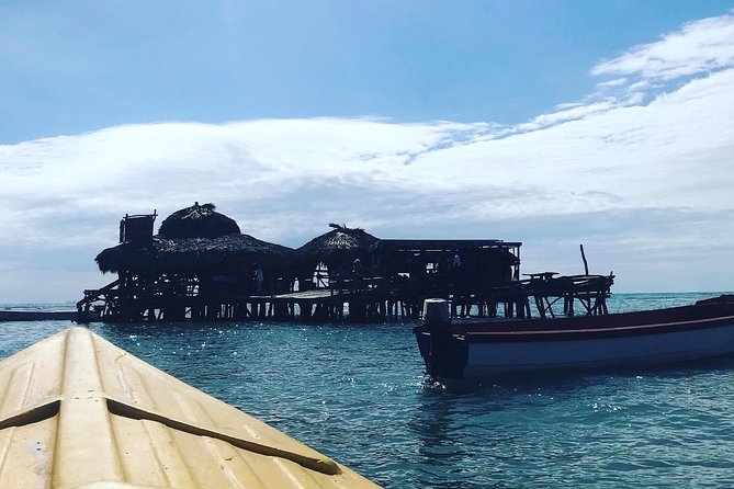 Appleton Rum Factory, Ys Falls, Black River Safari, Floyd’s Pelican Bar - Floyd’s Pelican Bar above the sea