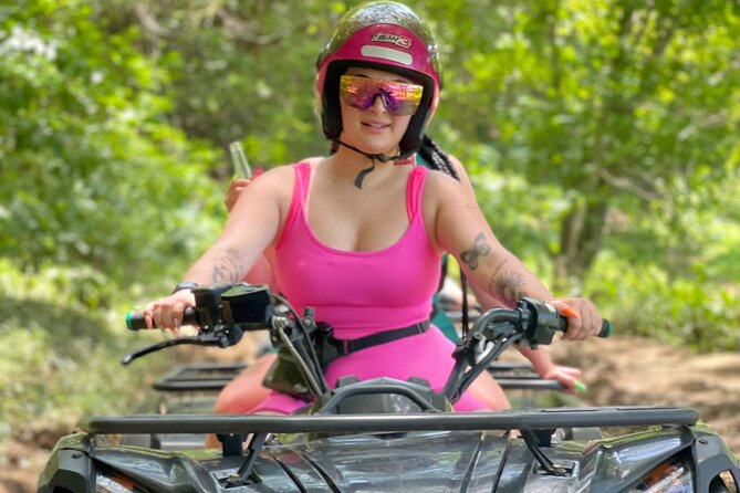 ATV and Bamboo Rafting With limestone foot massage and transport - Pickup makes the $120 price easier to assess
