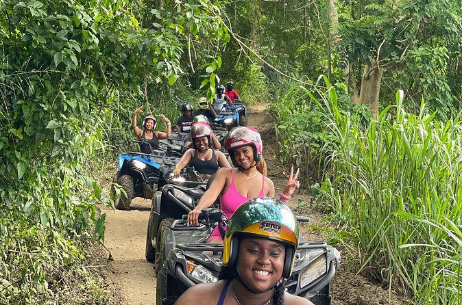 ATV and Bamboo Rafting with Transport from Montego Bay - From the trail to Lethe