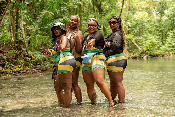 ATV, Bamboo Rafting, Horseback Ride Guided Tour from Montego Bay - Bamboo rafting on the White River