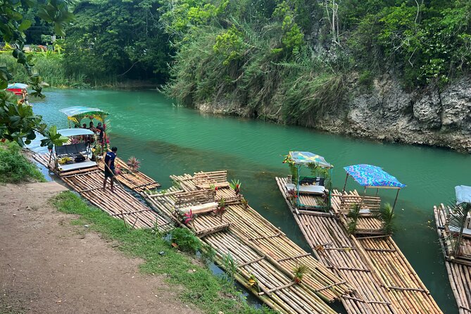 ATV, Bamboo Rafting, Horseback Ride Guided Tour from Montego Bay - Jerk chicken at Scotchies Drax Hall