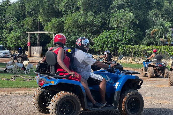 ATV & Bamboo Rafting With Limestone Foot Massage. - The value of $25 per person