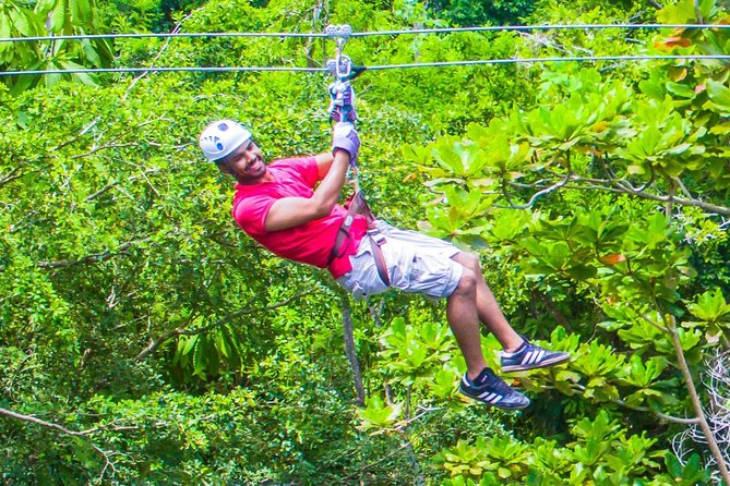 ATV, Horseback Ride, Zipline, Falls Climb + Lunch from Ocho Rios - ATV riding on Jamaica’s rough country trails