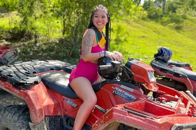 ATV Safari, Horseback Ride and Bamboo Rafting Experience - From estate trails to the Caribbean Sea