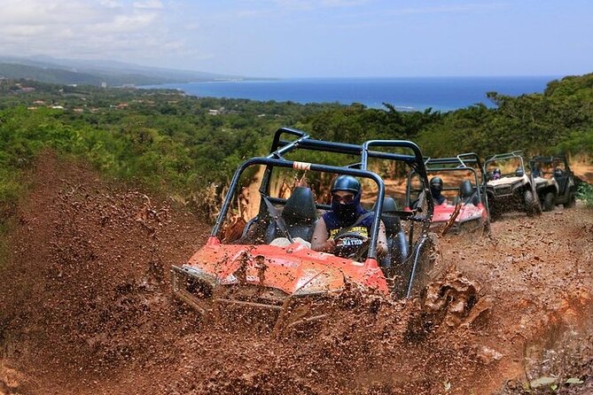 ATV,Zipline, Horseback Ride, Catamaran, Bamboo Rafting In Jamaica - Ziplining above the tropical scenery