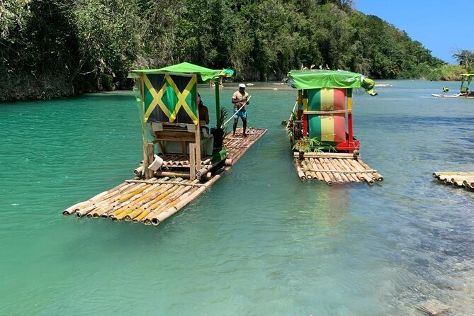 Bamboo Rafting and Horseback Riding on Beach in Ocho Rios - Riding from the Jamaican coast into the sea