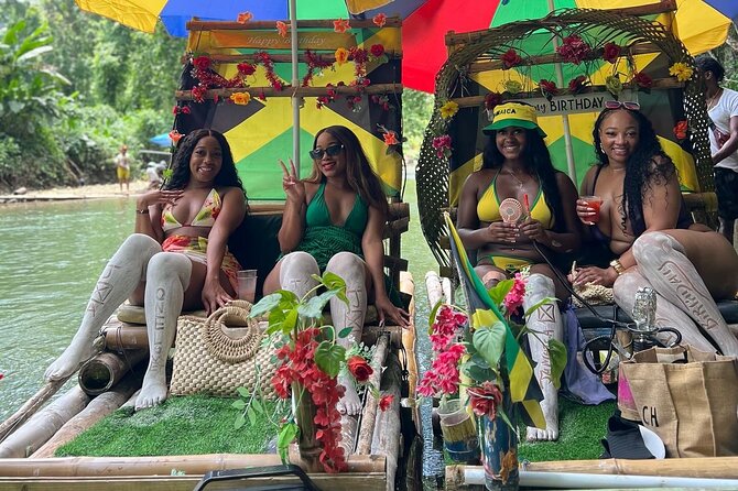 Bamboo Rafting and Limestone Massage in Montego Bay, Jamaica - A Gentle River Start at Lethe