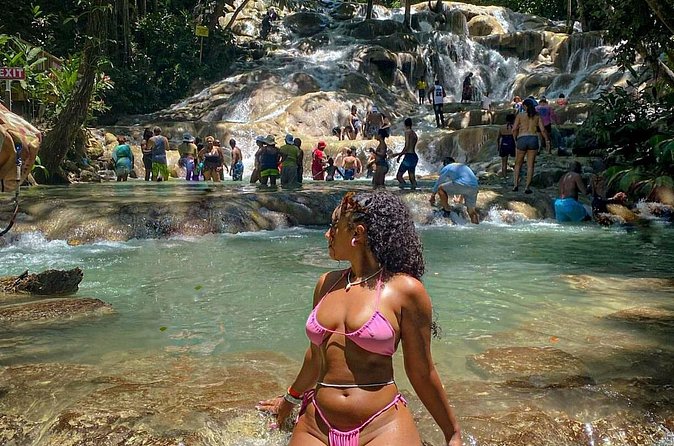 Bamboo Rafting, Dunns River , Zipline And Horseback Ride Combo - Why the waterfall stop is worth the effort