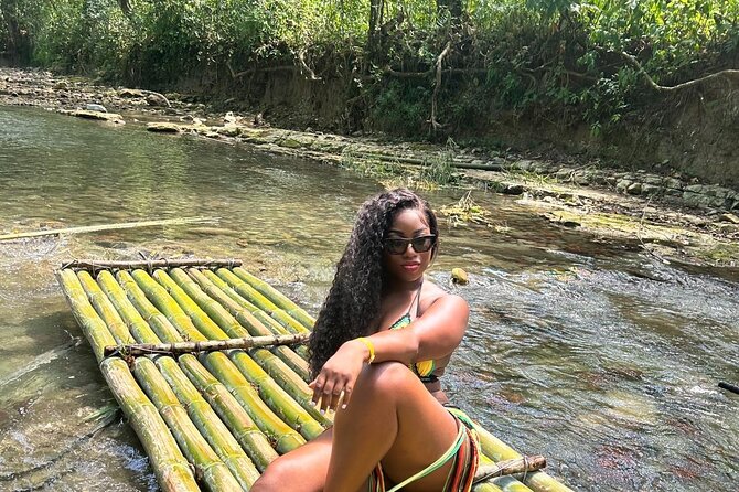 Bamboo Rafting & Horseback -dunns river Transportation Included - Three hours on horseback, from trail to sea