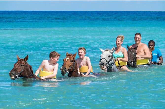 Bamboo Rafting & Horseback -dunns river Transportation Included - What the limestone massage adds
