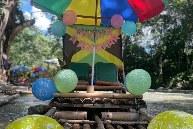 Bamboo rafting & limestone massage on the Great River!(lethe) - The bamboo raft ride and river views