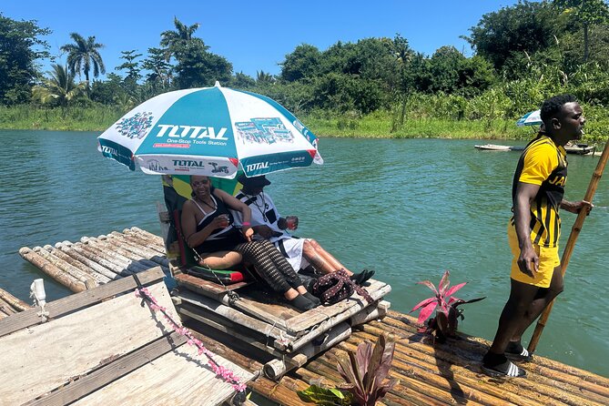 Bamboo rafting on the great river -Transportation only - The limestone leg massage and local touches