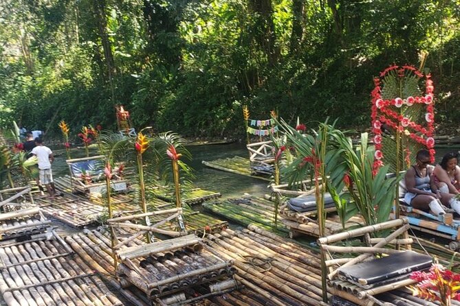Bamboo Rafting With foot Massage - A gentle ride down Jamaica’s Lethe River