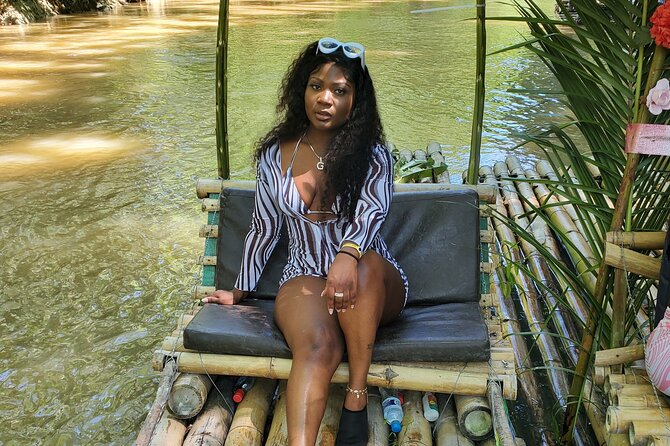 bamboo rafting with limestone foot massage - A private format that works well for families