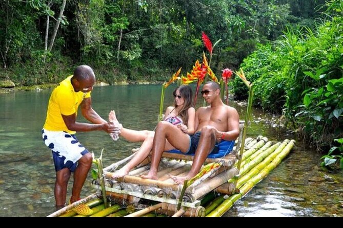 Bamboo rafting with Limestone Foot Massage free rum taste - Timing, Group Size, and Comfort