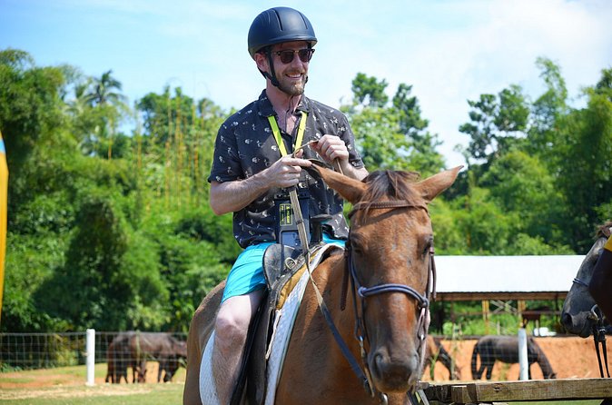 Bambuza ATV, Zipline and Horseback Adventure from Negril - ATV riding on the green trails
