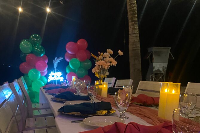 Birthday Dinner On Beach In Montego Bay Jamaica - What the two-hour evening should feel like