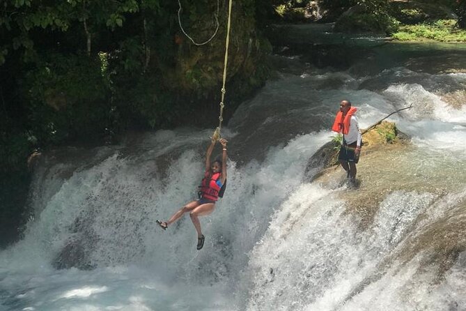 Blue Hole and Dunn's River Adventurous and hiking waterfalls from Ocho Rios - What the $60 price covers