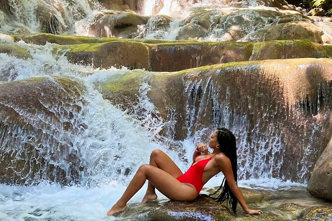 Blue Hole and Dunn's River Falls Ocho rios - Blue Hole starts the day with swimming and rope swings