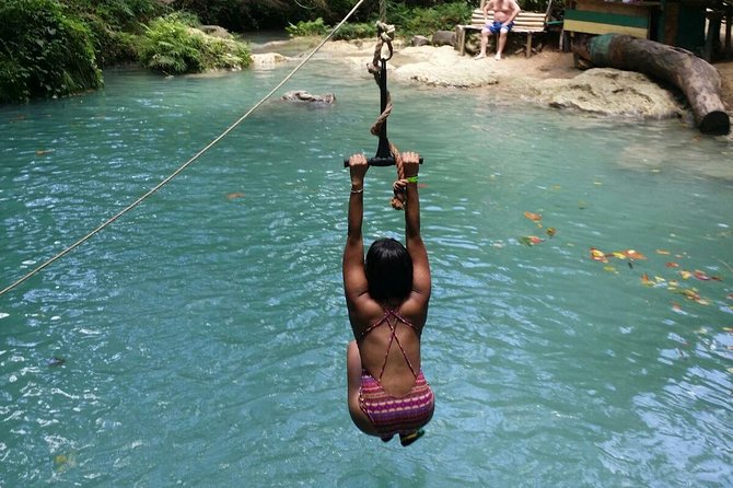 Blue Hole and Martha Brae Full-Day Tour from Montego Bay - Blue Hole brings the action early