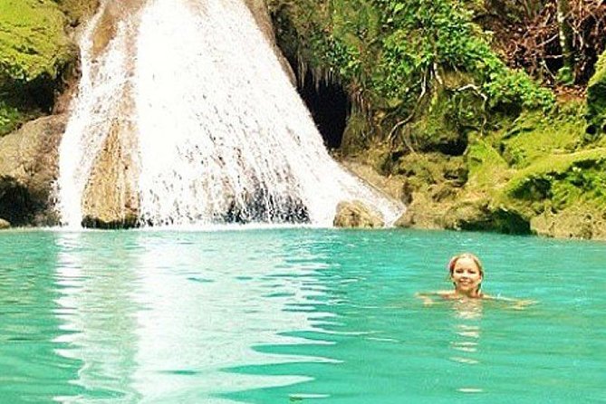 Blue Hole and River Tubing Combo from Ocho Rios - The Blue Hole, waterfalls, jumps, and slippery footing