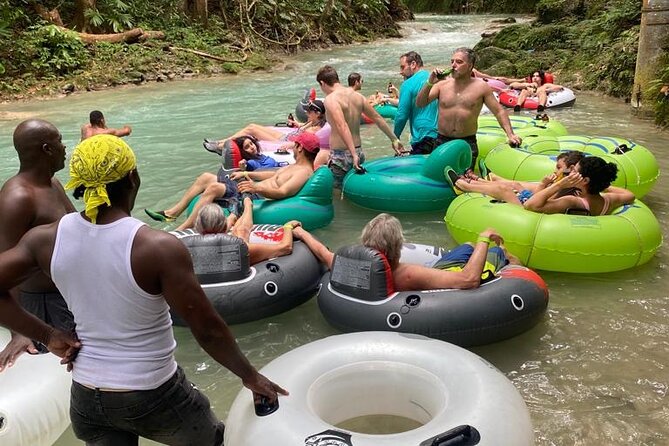 Blue Hole and River Tubing Combo Tour from Ocho Rios - White River tubing slows the whole day down