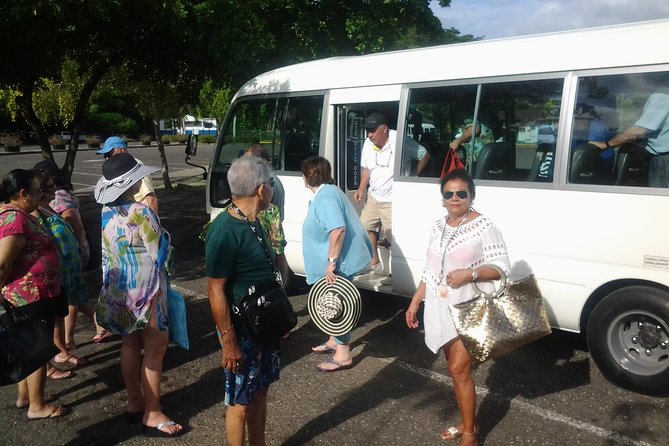 Blue Hole and River Tubing from Montego Bay - The craft market and jerk lunch stop