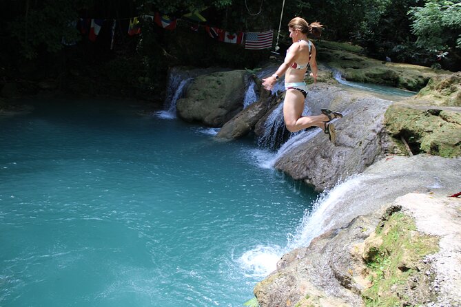 Blue Hole and River Tubing From Ocho Rios Includes Entry Fees - At the Blue Hole, choose your own level of action