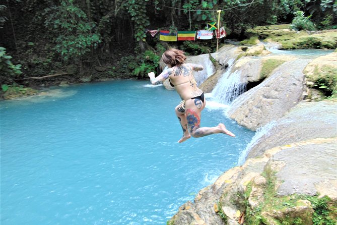 Blue Hole and Secret Falls Day Trip plus Shopping from Falmouth - Columbus Park adds a small cultural stop