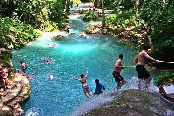 Blue Hole, Dunn's River Falls + Lunch & Cocktails at Bamboo Beach - Dunn’s River Falls: the day’s main workout