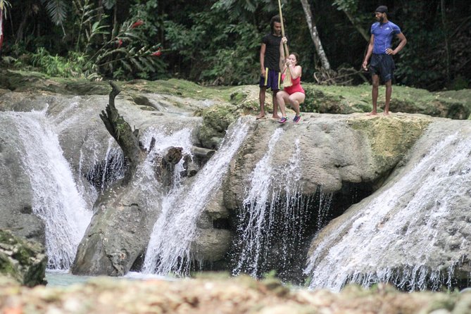 Blue Hole & Dunn's River Falls with Lunch from Negril - Dunn’s River Falls turns water into a stairway