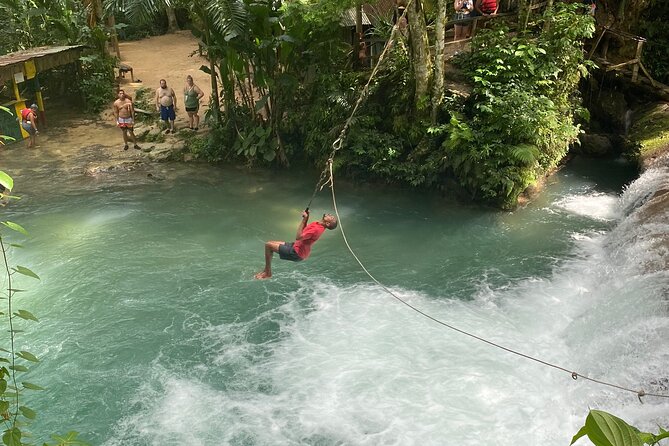 Blue Hole Falls & Ocho Rios from Montego Bay & Falmouth Jamaica - Blue Hole gives this outing its splash