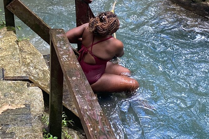 Blue Hole Falls & Ocho Rios from Montego Bay & Falmouth Jamaica - Fern Gully turns the drive into a scenic stop