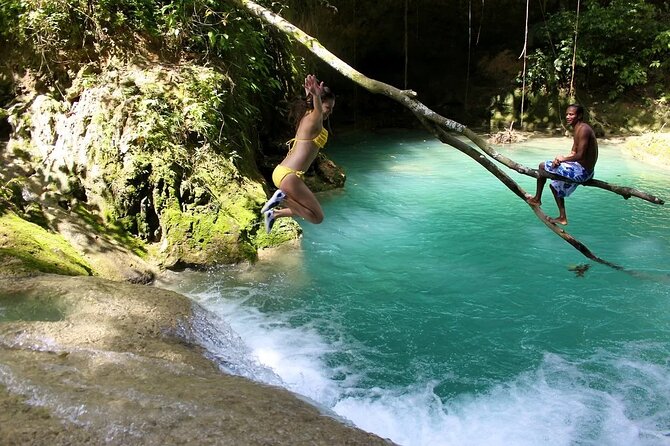 Blue Hole Falls with Horseback Ride Adventure from Montego Bay - St. Ann’s Bay on horseback