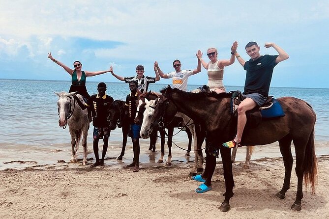 Blue Hole, Horseride with Swim and Bamboo Rafting Ocho Rios - Blue Hole pools, caves, and rope swings