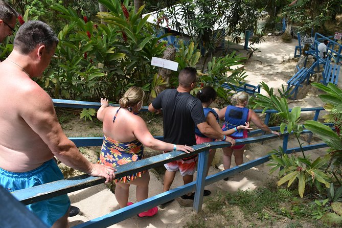 Blue Hole plus Secret Falls and Dunns River Falls Combo from Falmouth Hotels - A short look at Columbus Park and the north coast