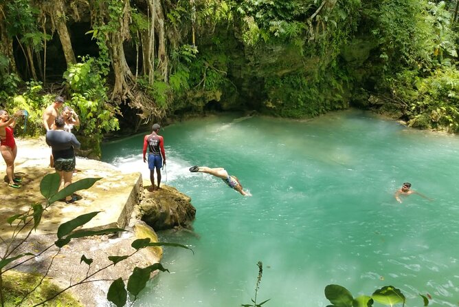 Blue Hole/Secert falls and Dunns River Combo Tour - Key points at a glance