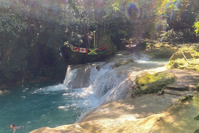 Blue Hole Secret Falls from Falmouth - The physical side of Blue Hole