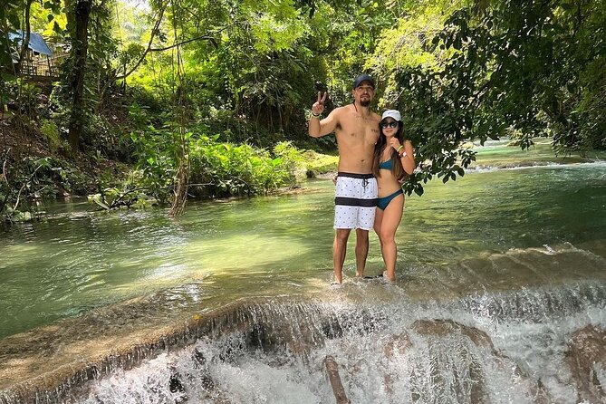 Blue Hole, Secret Falls & River Rapids Tubing from Montego Bay - Blue Hole pools and rope swing
