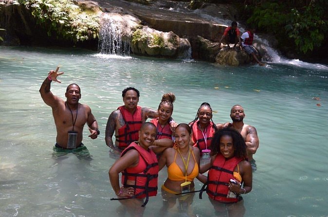 Blue Hole Waterfalls + Bamboo River Rafting Tour from Ocho Rios - Blue Hole pools, jumps, and waterfalls
