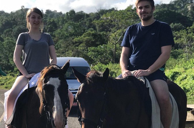 Blue hole waterfalls + horseback riding from Montego bay - Riding From the Trail to the Sea at Ocho Rios