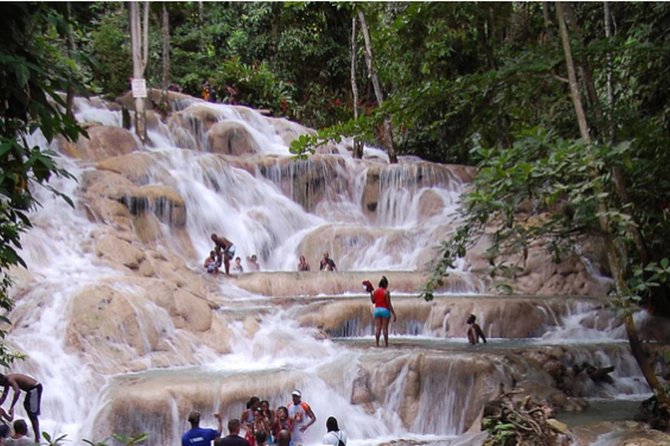 Bob Marley Nine Mile and Dunn's River Falls Tour From Montego Bay - Dunn’s River Falls: the wet and active finish