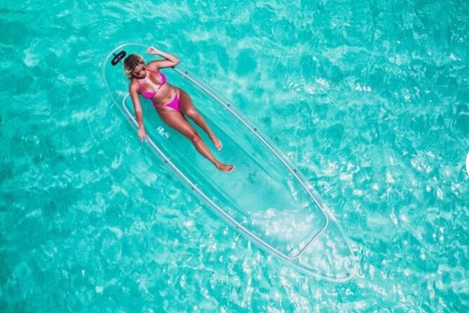 Clear Kayak Drone Photo & Video Shoot in Montego Bay - The 30 to 45 minute clear-kayak session