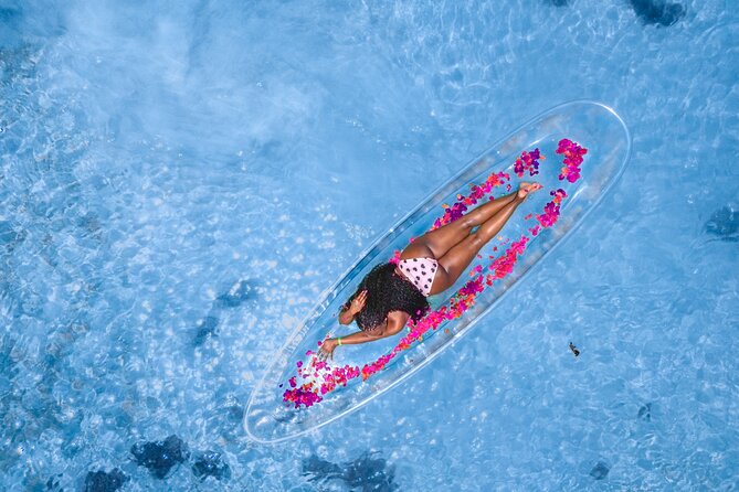 Clear Kayak with Drone Photo Shoots & videos - Moving into the transparent kayak