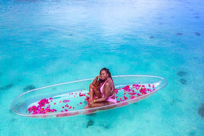 Clear Kayak with Drone Photo Shoots & videos - Who will get the most from this Montego Bay outing