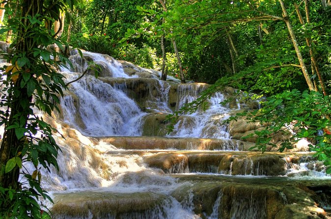 Day Trip to Dunn's River Falls from Montego Bay - The vendor area after the falls