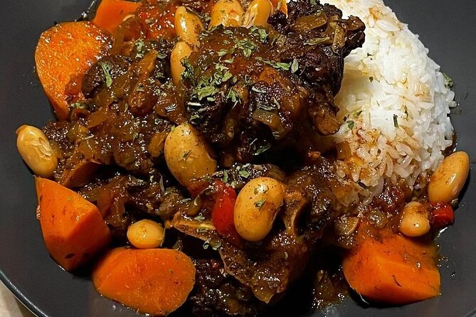 Dinner or Lunch with Pickup from Montego Bay - Jerk Chicken, Pork, and Festival on Your Own Plate