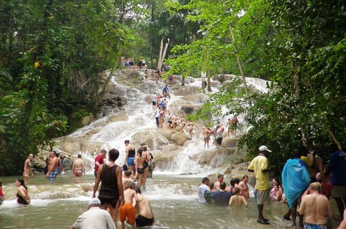 Dunn's River Falls - Blue Hole’s jumps and rope swing