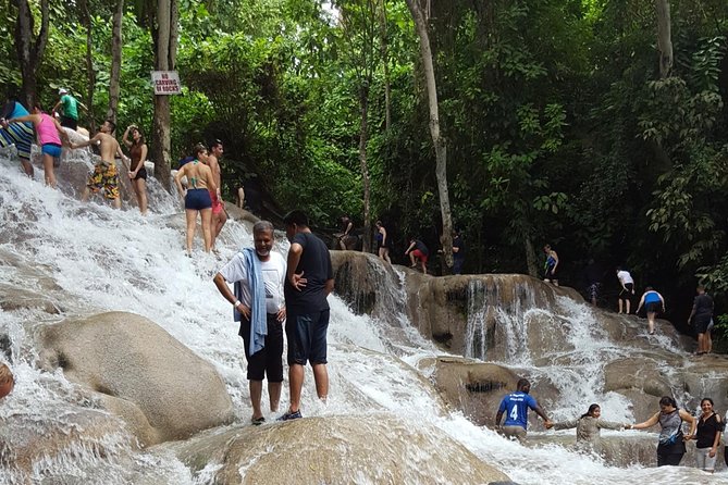 Dunn's River Falls and Beach From Ocho Rios Jamaica - Climbing the cascading waters